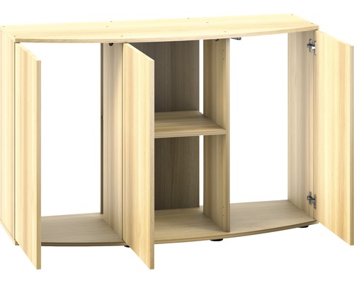 Akvariumskåp med dörrar och hylla