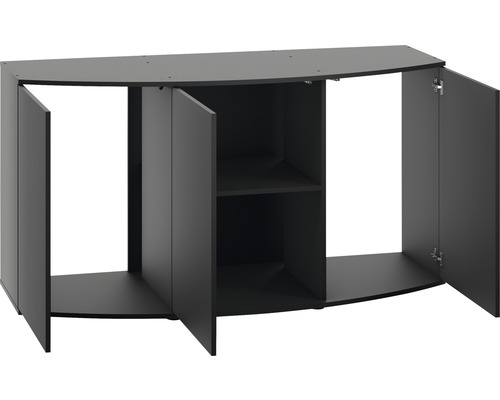 Akvariumskåp med dörrar och hylla