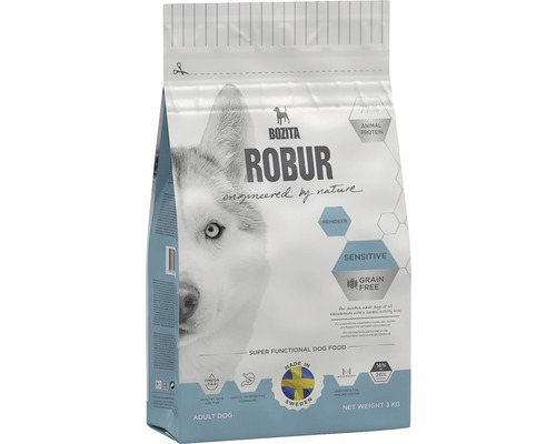 Hundmat BOZITA ROBUR Sensitive Grain Free Reindeer 3kg-0