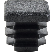 Lamellstopp KAISERTHAL för fyrkantsrör plast svart 15x15mm 4-pack-thumb-0