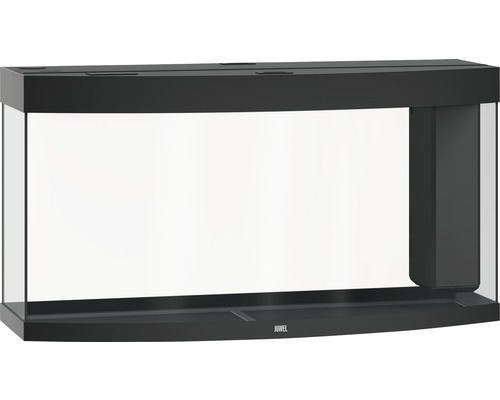 Tomt akvarium med svart ram