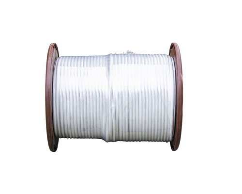 Installationskabel EXLQ, 5G2,5 mm² , vit, metervara Aluminiumtråd på spole