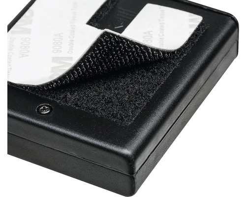 Svart hölje med kardborreband för fastsättning