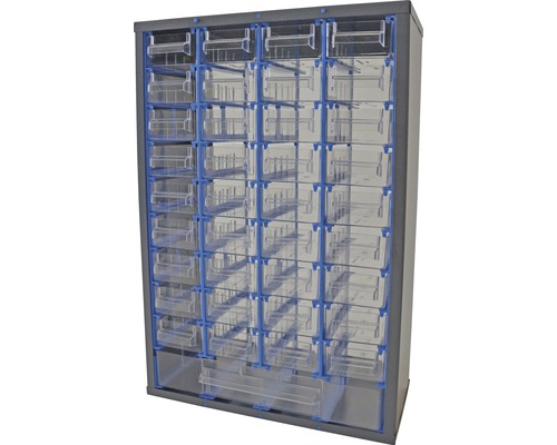 Skåpsystem med lådor för verktygsförvaring