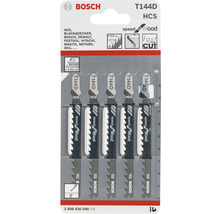 Bosch tigersågsblad T144D HCS, 5-pack för trä