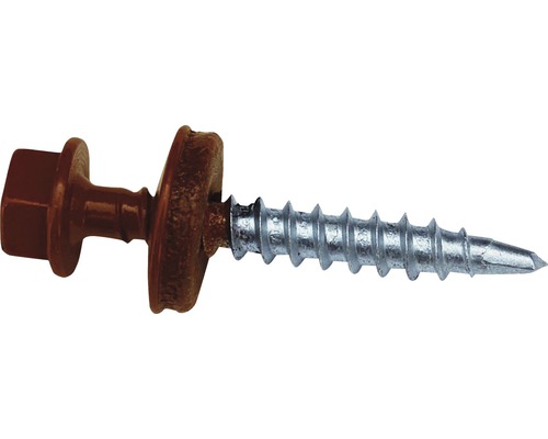 Enkel självborrande skruv med tätningsbricka