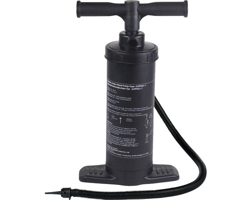 Dubbelverkande handpump för uppblåsbara föremål