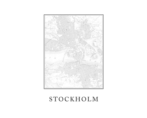 Poster Stockholm 30x40cm