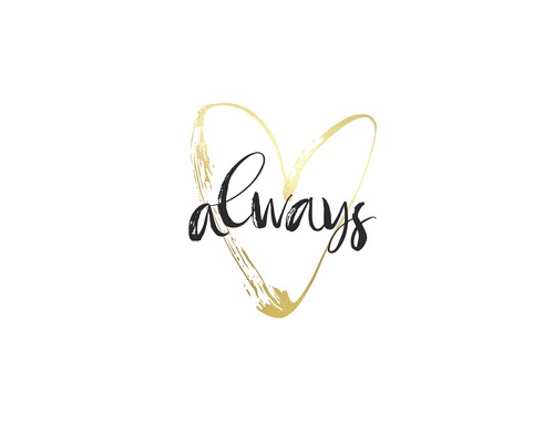 Poster Always Gold 30x40cm-0