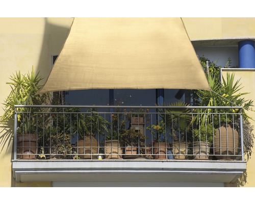 Solsegel FLORACORD balkong rektangel 270x140cm beige