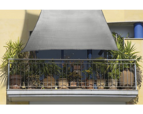 Solsegel FLORACORD balkong HDPE 270x140cm grå