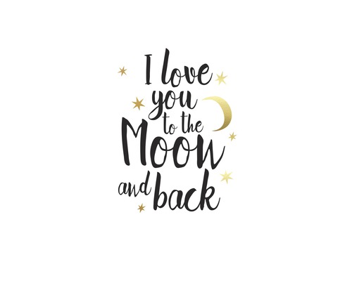 Poster Gold Moon 30x40cm Poster Gold Moon 30x40cm