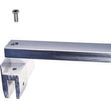 Detaljbild av ett fäste med skruv