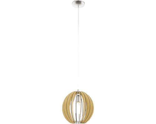 Taklampa EGLO Cossano Ø30cm lönn Taklampa med träskärmar