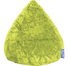 Sittsäck SITTING POINT Beanbag Fluffy XL ca 220L grön 70x110cm-thumb-0