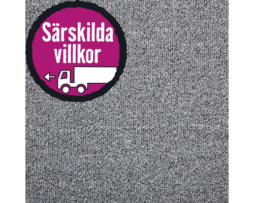 Symbol för särskilda villkor med lastbil på grå matta