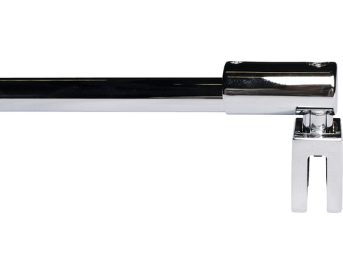 Duschdraperistång i metall med väggfäste