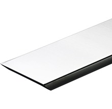 Detaljvy av en aluminiumprofilremsa