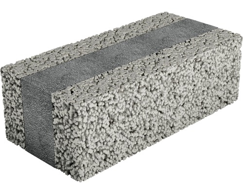 Isolerblock FINJA Exakt 29x19,7x60 cm Isoleringssten av expanderad lera med isolerande kärna