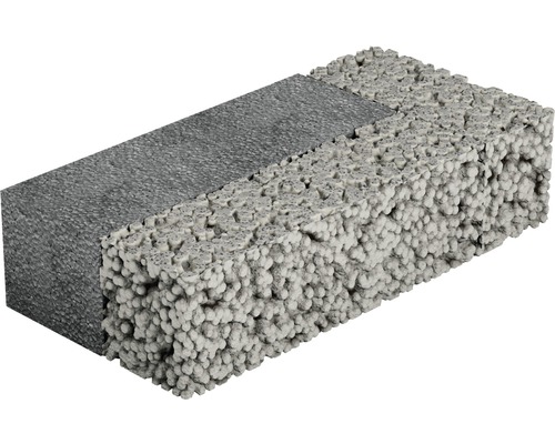 Passblock hörnavslut FINJA Exakt 40x9,5x20 cm Mursten med isolering