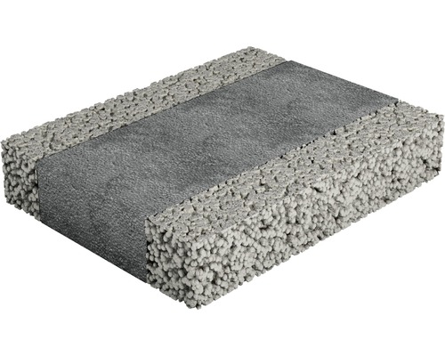Passblock FINJA Exakt 40x9,5x50 cm Betongsten med rak kant och slät yta