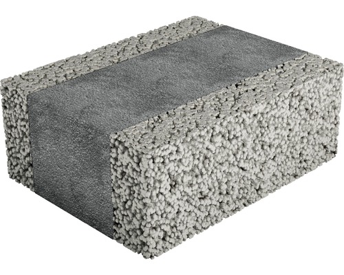 Isolerblock FINJA Exakt 40x19,7x50 cm Lättbetongblock med not och fjäder