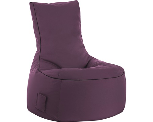 Sittsäck fåtölj SITTING POINT Swing Scuba ca 300L aubergine 95x65x90cm