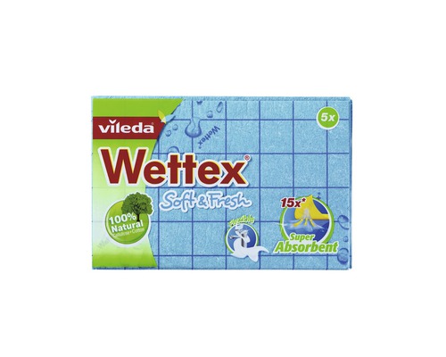 Svampdukar VILEDA Wettex Soft & Fresh 5-pack