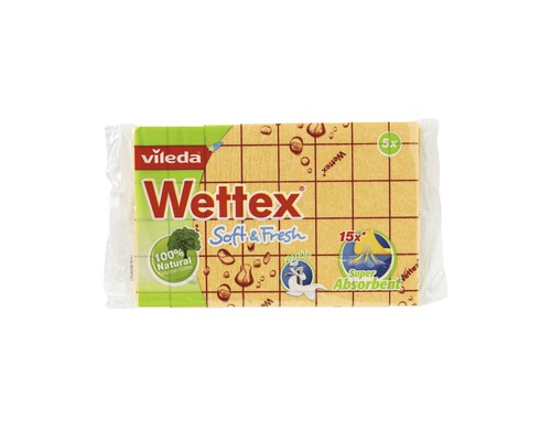 Svampdukar VILEDA Wettex Soft & Fresh 5-pack-0