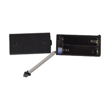 Batterihållare med två fack och kabel