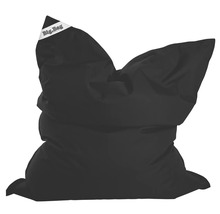 Svart sittsäck med Big Bag-logotyp