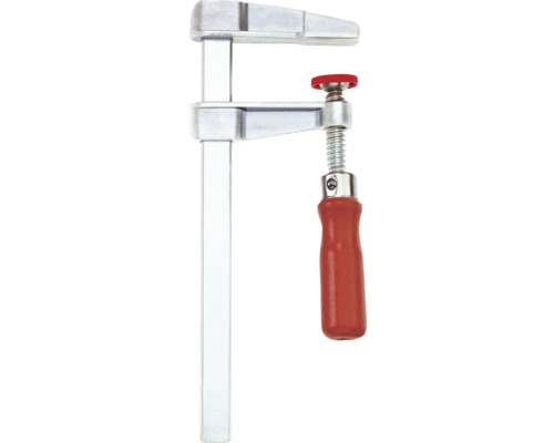 Skruvklämma av metall med trähandtag