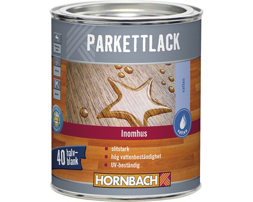 Burk med parkettlack för inomhusbruk