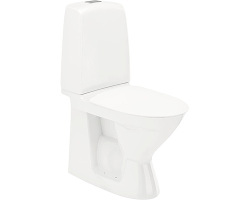 Toalettstol IFÖ Spira 6260 mjukstängning rimfree® hårdsits limning S-lås 4/2 L 7811033