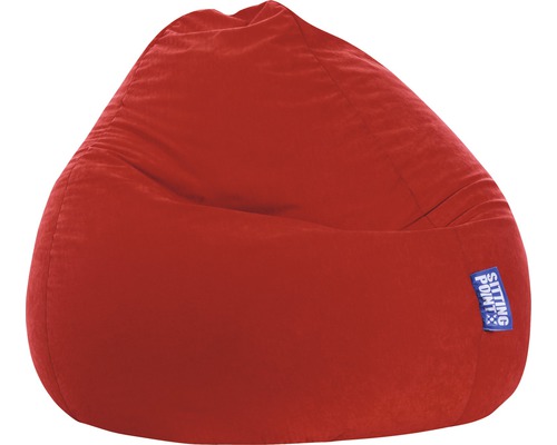 Sittsäck SITTING POINT Beanbag Easy L ca 120L mörkröd 70x90cm