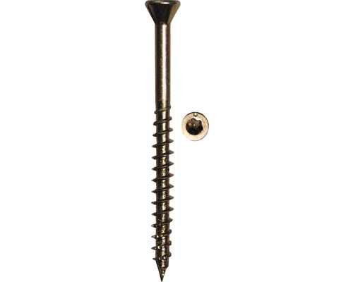 Golvskruv DRESSELHAUS JD Plus 3,5x45mm galvaniserad 200-pack Träskruv med försänkt huvud och Torx-drivning