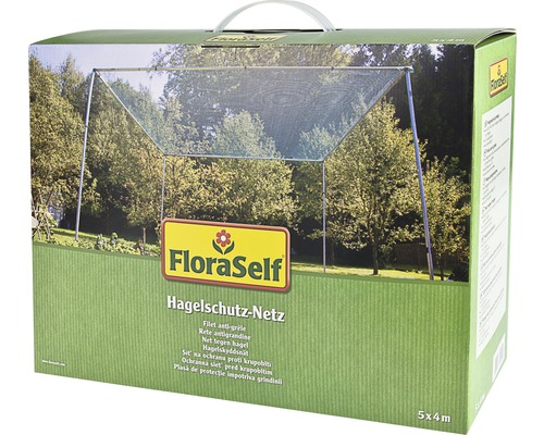 Förpackning för FloraSelf hagelskyddsnät 5x4 meter