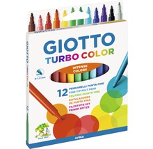 Giotto Turbo Color filtpennor, 12-pack