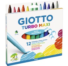 Giotto Turbo Maxi filtpennor, 12-pack