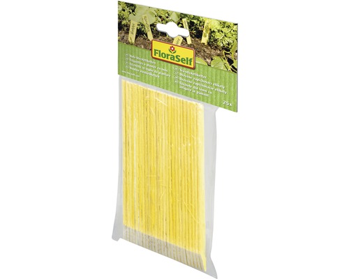 Förpackning med träetiketter för växter