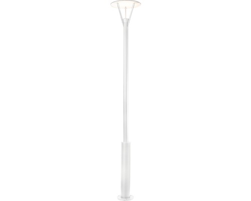 MALMBERGS LED stolplykta Eklof silver, 15,7W, integrerad ljuskälla, IP54, 9977101 Trädgårdslampa för utomhusbelysning