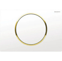 Geberit Logotyp Funktionsplatta med guldring