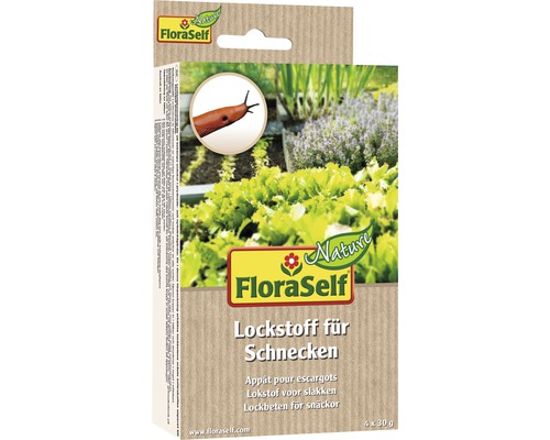 Lockbete FLORASELF Nature för skogssniglar multifälla 4x30g