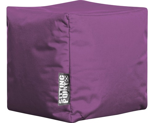 Sittpuff SITTING POINT Cube Scuba ca 60L aubergine 40x40x40cm