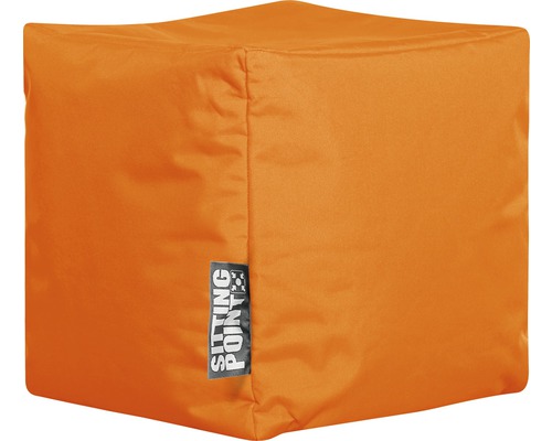 Sittpuff Point cube Scuba orange Ø40cm Sittpuff Point cube Scuba orange Ø40cm