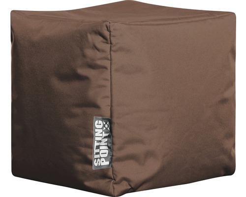 Sittpuff Point cube Scuba brun Ø40cm Sittpuff Point cube Scuba brun Ø40cm