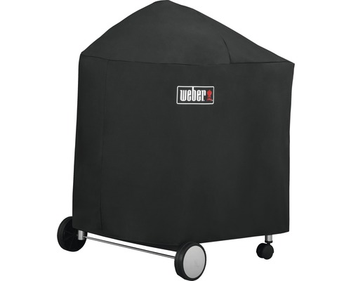 Svart Weber grillöverdrag