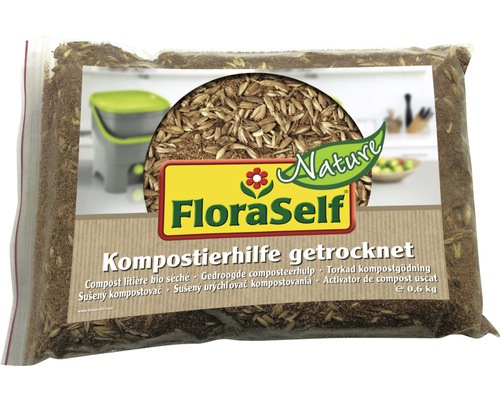 Kompostströ FLORASELF Nature för komposthink 0,6kg