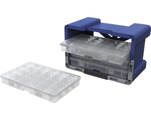 Sortimentslåda med löstagbara insatser