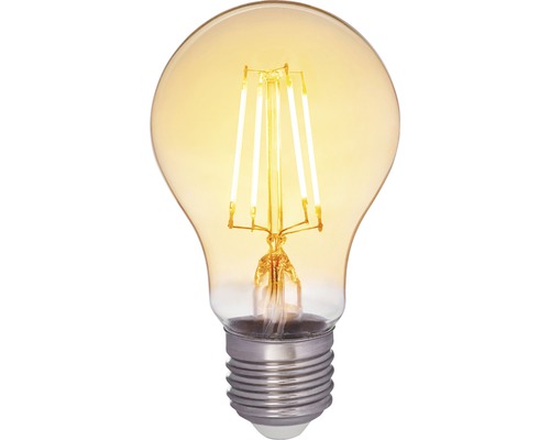 Normallampa AIRAM LED A60 Antique 2200K 5W 380lm E27 dimbar amber